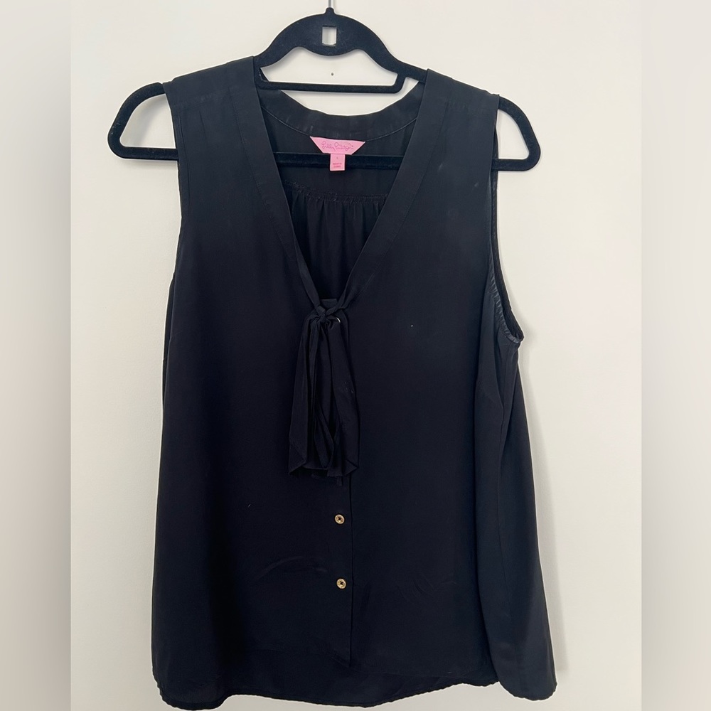 Lilly Pulitzer Raleigh Silk Blouse